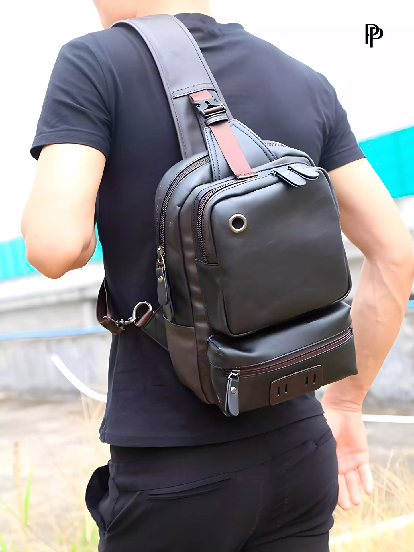 Herren-Schultertasche