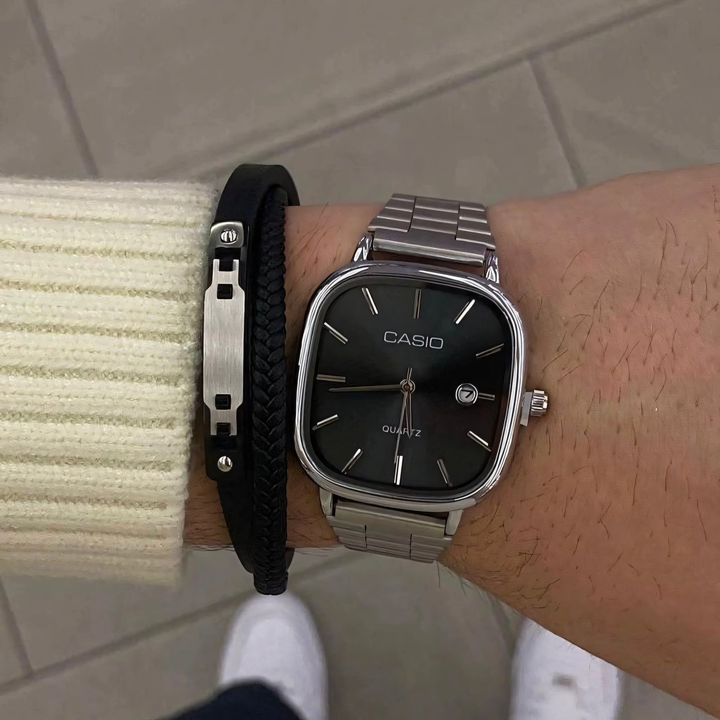 C A S I O Luxurious 36mm Watch - Transferred steel